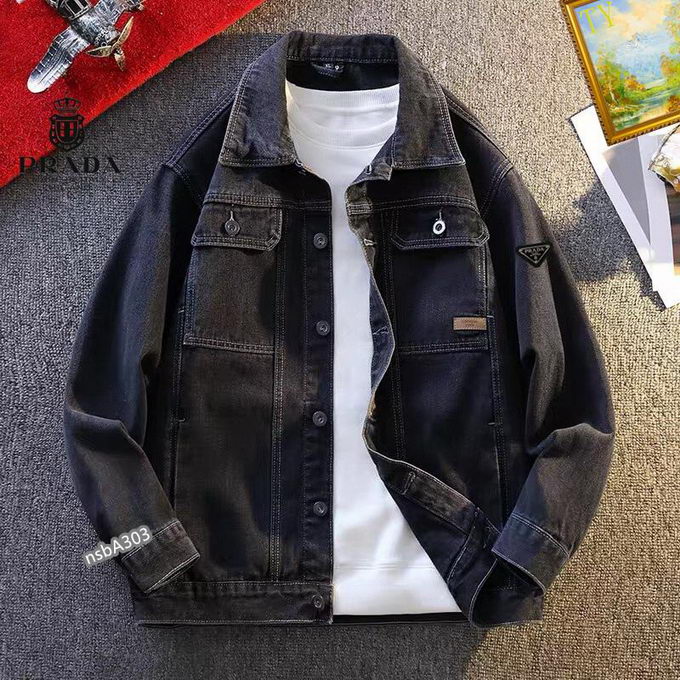 Prada Denim Jacket Mens ID:20250925-70